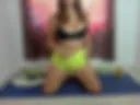 I love doing yoga, feeling my body, feeling completely at one with myself...