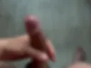 Jerking off  top view