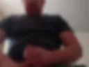 I'm playing with my cock.