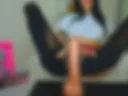 FOOTJOB IN STOCKINGS FAKE CUM