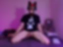Kneeling pup strokes his bone for you