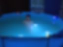naked in the pool at night