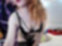 spreading pussy doggystyle in sexy black stockings open long legs teasing hard nipples