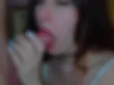Juicy blow job with face