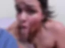 fuckface and sloppy and cum in her face