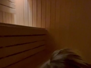 In sauna