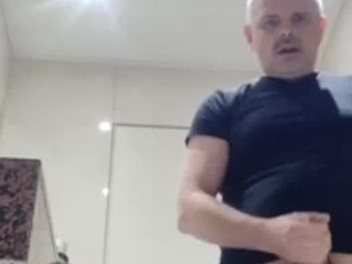 Cumshot in the bathroom