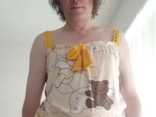 In my pajamas with bears I exude elixir in bliss