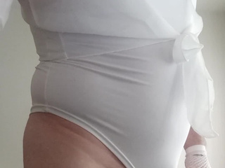 Only in bodysuits and stockings