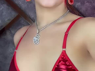 fiery red