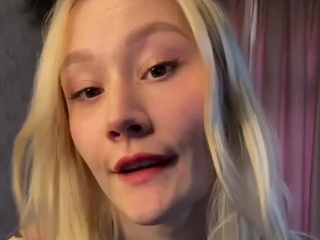 Your playful blonde kitty meow