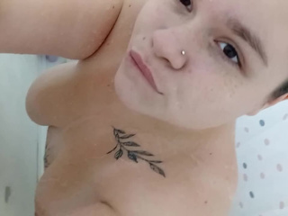 in the shower