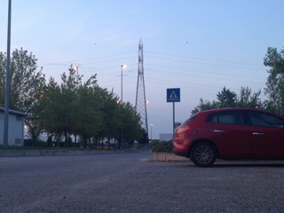 the road is long and the sun has set