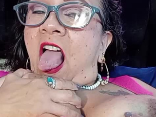 Playing with my tits