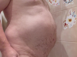 in the bathroom