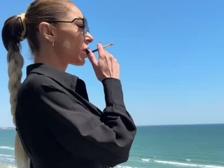 Hot smoking with a view