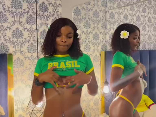 Ready to experience the World Cup with your favorite ebony girl?