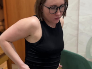 Striptease in the kitchen