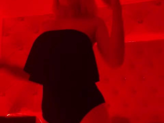 Sexy ass babe in hot black stockings and lingerie