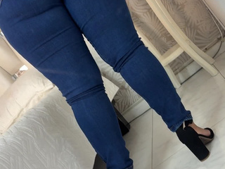 Kanya in Denim Jeans
