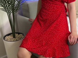 Lady in red