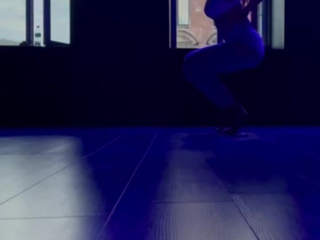 Dance in the blue light